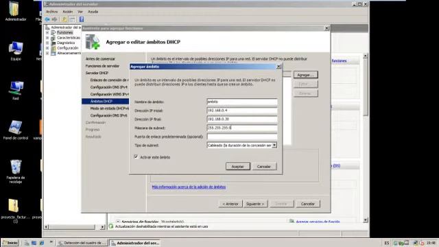 Servidor DHCP en Windows Server 2008 смотреть онлайн