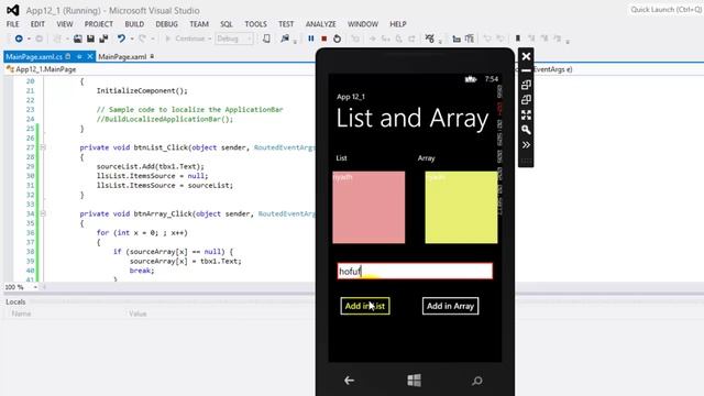 Tutorial for WP8 -- 12-Array, List and Dictionary for Windows Phone 8 App Development Using C# смотреть онлайн