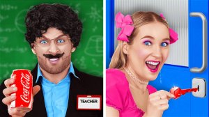 ПОБЕГ ИЗ СТРОГОЙ ШКОЛЫ! Лайфхаки и Хитрости от 123GO!