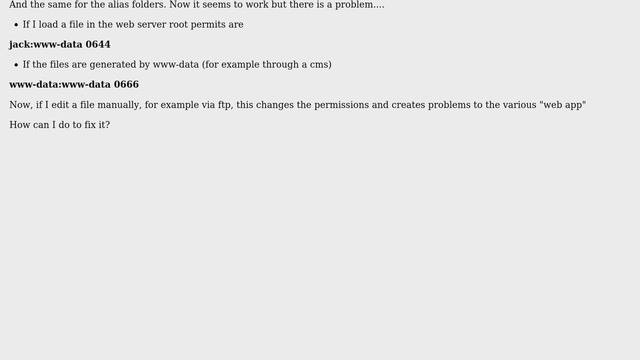 Unix & Linux: Ubuntu and web server permissions смотреть онлайн