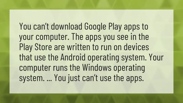 Can you get Google Play store on Windows? смотреть онлайн