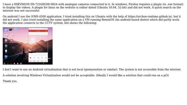 How to use Ubuntu as client for my hikvision surveilance system? смотреть онлайн