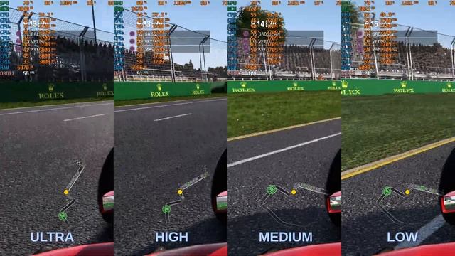 F1 2017 (sunny) - GTX 980 + i7 6700 in WQHD/2,5K/1440p (side by side comparison) смотреть онлайн
