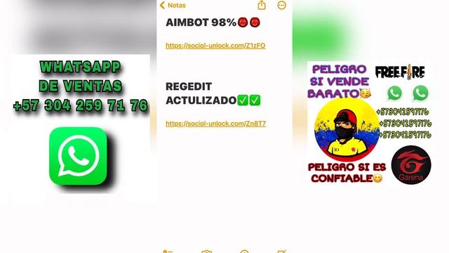 ATENCION! REGEDIT + AIMBOT 98%👹 ACTUALIZADO PARA IPHONE✅SIN BAN NI BLACKLIST FREE FIRE MOBILE 2023 смотреть онлайн