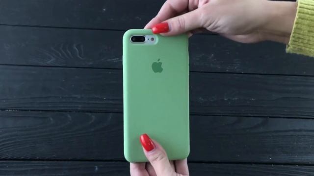 Чехол на iPhone 7Plus 8Plus Silicone Case Салатовый смотреть онлайн