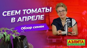 ПОСЕВ ТОМАТОВ В АПРЕЛЕ - НЕ ПОЗДНО! Обзор семян томатов со сроком созревания менее 100 дней!