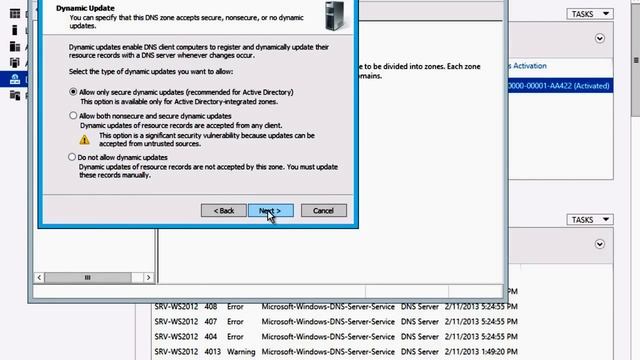 Windows Server 2012 Configuring DNS Reverse Lookup Zone смотреть онлайн