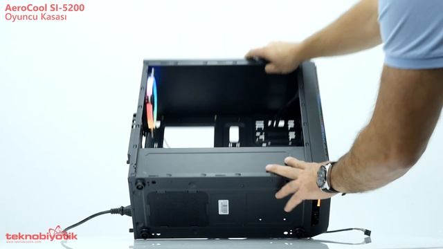 Aerocool SI5200 4 RGB FAN Gamer Case İncelemesi ! смотреть онлайн