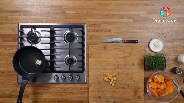 Трюфельный ГРЕБЕШОК с воздушным микс-салатом – изысканный быстрый рецепт салата с морепродуктами смотреть онлайн