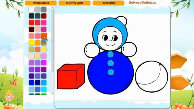 Учим цвета играя. Для малышей. смотреть онлайн