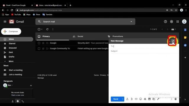 How to get a full screen Gmail compose window every-time you write a new Email смотреть онлайн