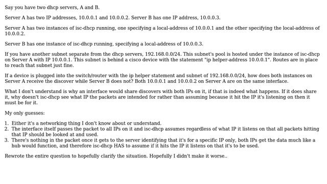 How does broadcasting work on a server with multiple IPs? смотреть онлайн