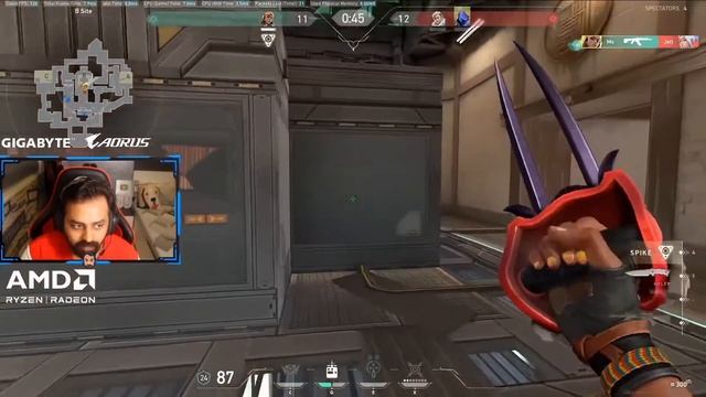 How Does Binks Clutch & Ace In Immortal Lobby | Valorant | 8bit Binks69