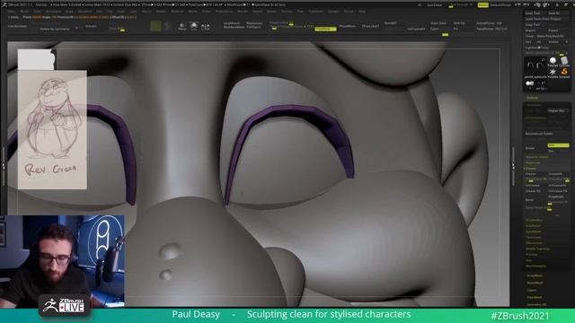 ZBrush Masters Encore: Clean Sculpting for 3D Characters - Paul Deasy - ZBrush 2021 смотреть онлайн