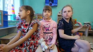 Яна, Лида и Даша интервью в детском саду