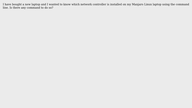 Unix & Linux: How do I know which network controller I am using on Linux? смотреть онлайн