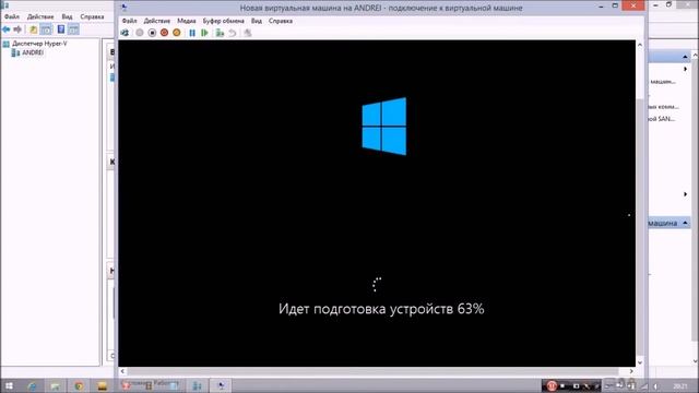 Установка Windows 8 на Hyper V смотреть онлайн