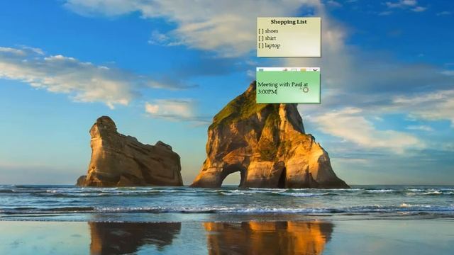 Windows: Creating sticky notes with transparent background in Windows using Notezilla смотреть онлайн