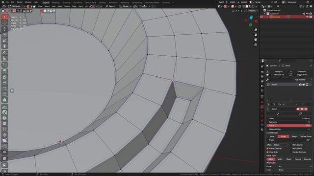 Blender ez subd details using bevel modifier смотреть онлайн