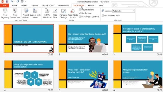PowerPoint 2013: Rehearsing and Recording смотреть онлайн