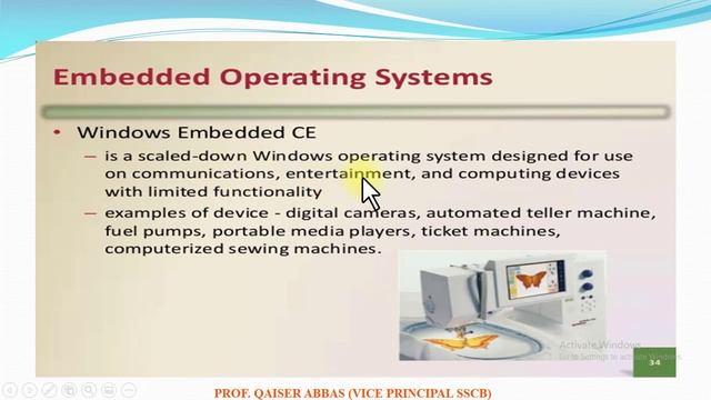 COMPUTER SC PART 2 CHAP 1 EMBEDDED OPERATING SYSTEM LEC 9 смотреть онлайн
