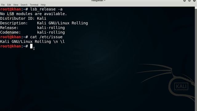 Check your kali linux version. смотреть онлайн