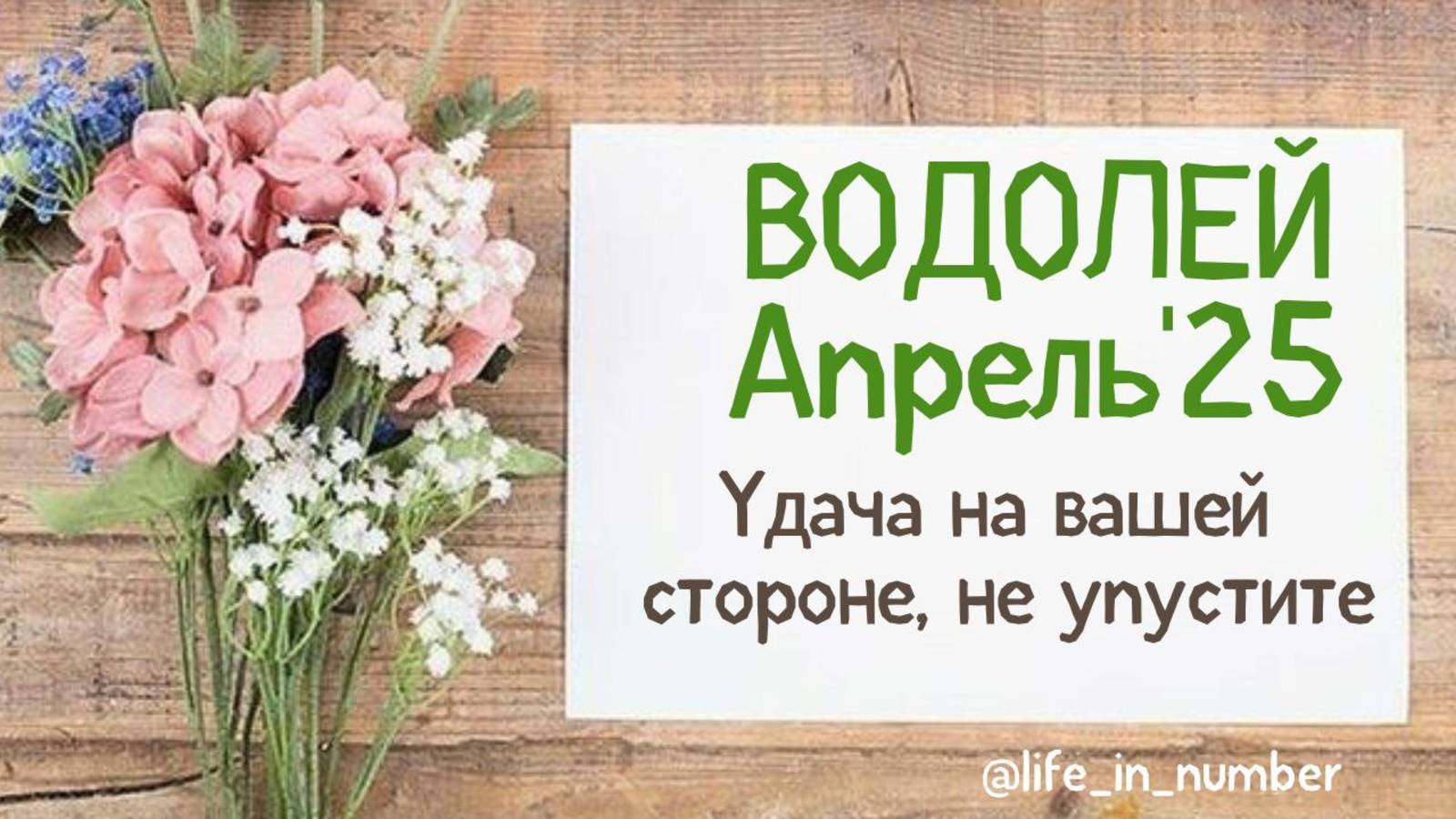 ВОДОЛЕЙ АПРЕЛЬ 2025 УДАЧА НА ВАШЕЙ СТОРОНЕ смотреть онлайн
