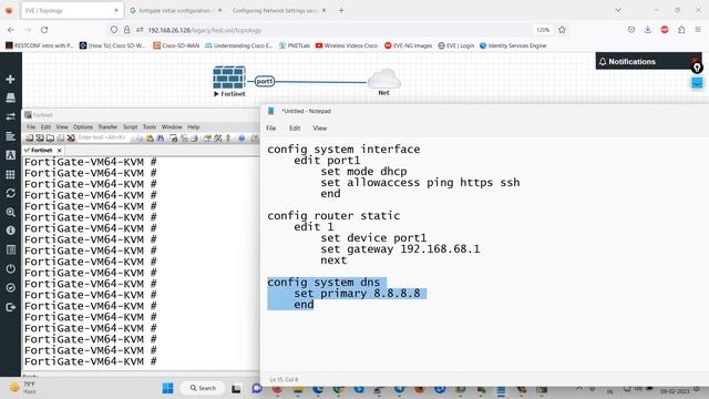 Download and Install Fortigate Firewall with License V 7.2.0 in EVE NG | Fortinet FGT (In Hindi) смотреть онлайн