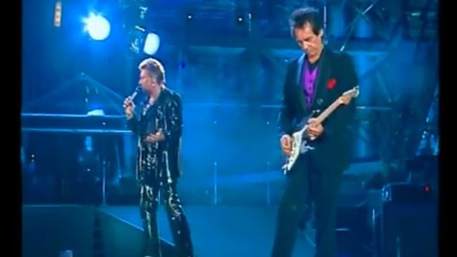 Johnny Hallyday Et puis je sais duo avec Patrick Bruel. Stade de France 1998.flv смотреть онлайн
