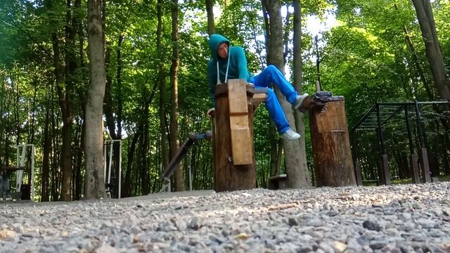 Спортзал в парке Стрешнево в Москве!! смотреть онлайн