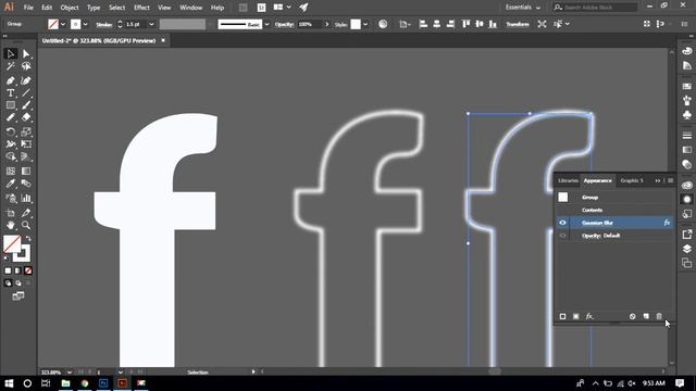 Beautiful Facebook iOS Icon Design Tutorial ~ Adobe Illustrator CC смотреть онлайн