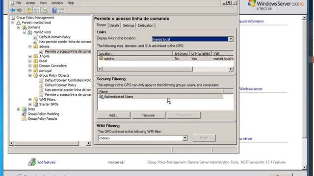 Windows 2008 Group Policy Objects 2 смотреть онлайн