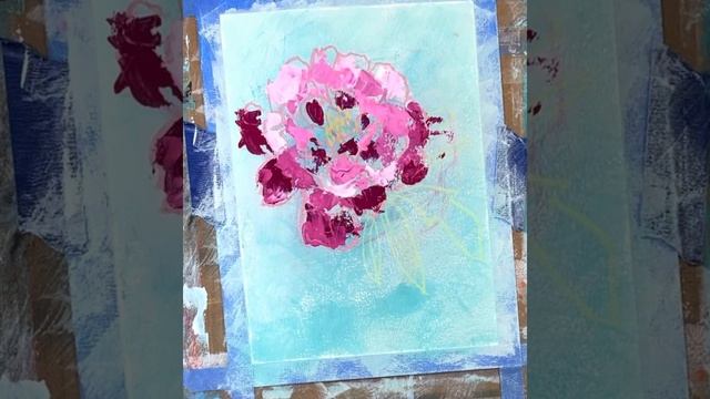 Peony Palette Knife Painting смотреть онлайн