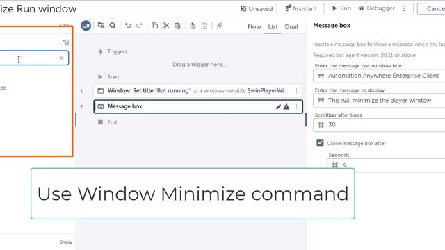 A360 Player Bot running window hide minimize смотреть онлайн