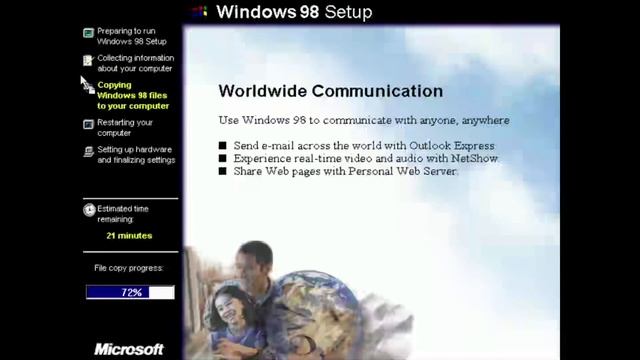 Installing Windows Memphis/Windows 98 build 1577 смотреть онлайн