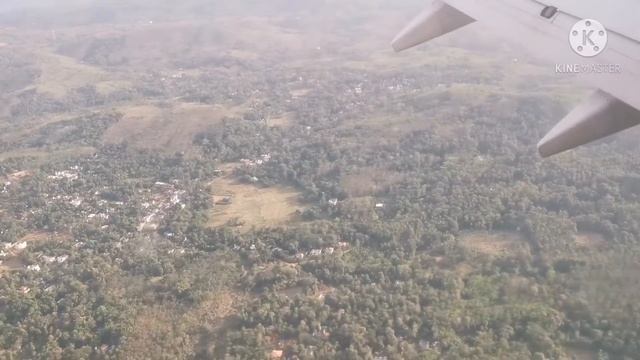 Window view of plane landing at kannur International Airport. കണ്ണൂരില് വിമാനം ഇറങ്ങുമ്പോള്..... смотреть онлайн