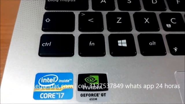 VENDIDO TECNOSEGUNDAS | ASUS N56V core i7 16gb 1T NVIDIA GFORCE 650M | AS2 смотреть онлайн