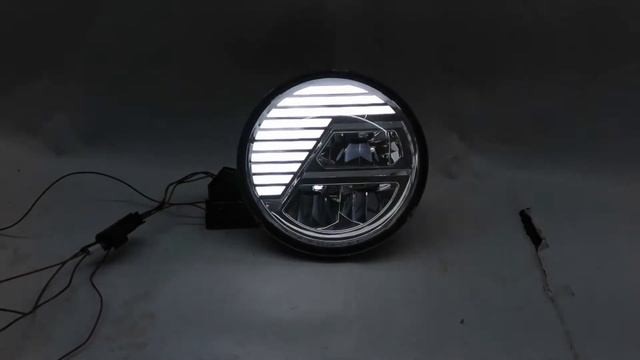CrazyTheGod Wrangler CJ/TJ/JK/JL 1976-ON 2D/4D LED 7 inch Round Headlight Chrome for JEEP смотреть онлайн