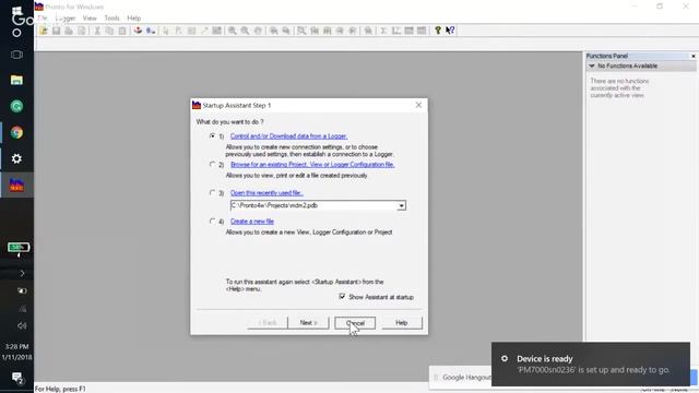 Initial connection of a Ranger Power Quality Recorder to Pronto for Windows via Bluetooth смотреть онлайн