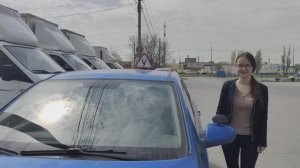 Пробный экзамен с Екатериной. Разворот в три действия, парковки и проезд перекрестков