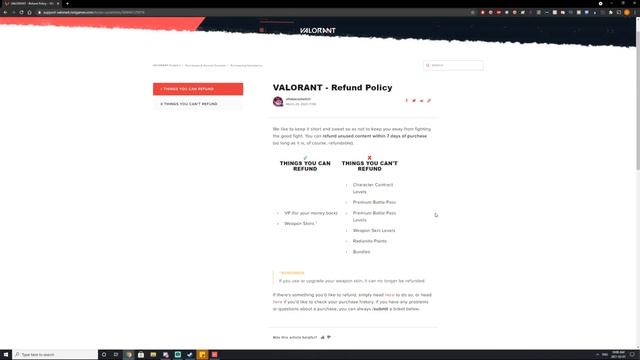 HOW TO REFUND SKINS IN VALORANT [2021] смотреть онлайн
