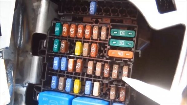 LADA XRAY - Блок предохранителей и реле салона.