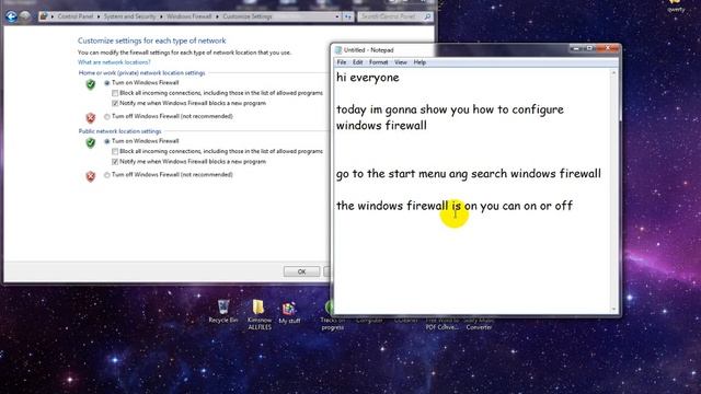 Configure Windows Firewall