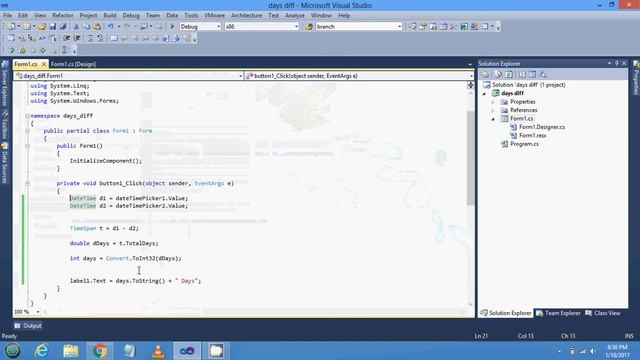 How to Calculate days from two date or two datetimepicker in c# смотреть онлайн