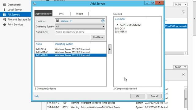 70-410 Lab 6 Add Server to Server Manager in Windows Server 2012 R2 смотреть онлайн
