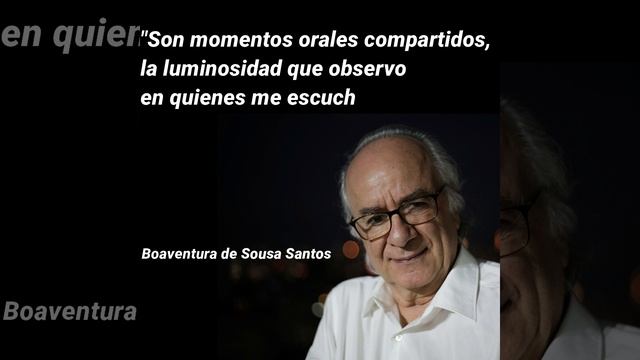 EN EL TALLER DE BOAVENTURA DE SOUSA SANTOS: UN SOCIÓLOGO ARTESANO смотреть онлайн