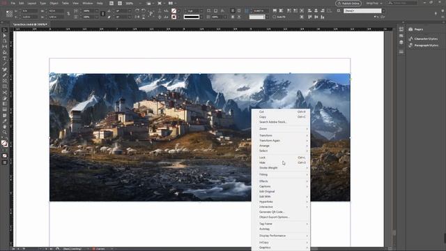 Insert Picture | Adobe InDesign Essential Course | LESSON 18 in Tibetan | #73 смотреть онлайн