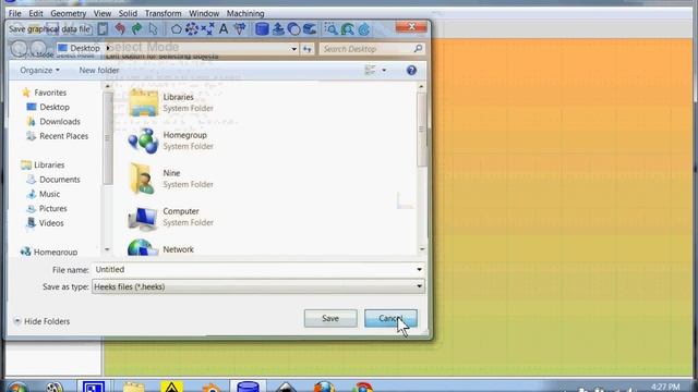 HeeksCAD Unofficial Tutorial Part 1:Introduction General overview of GUI for HeeksCAD смотреть онлайн