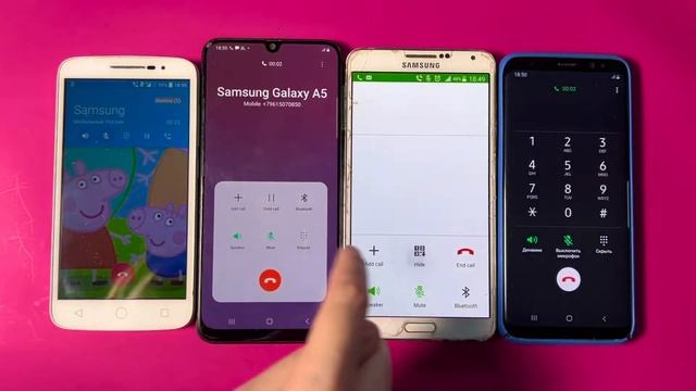 Alcatel One Touch & Samsung A50 incoming Call Samsung S8 & Note2 смотреть онлайн