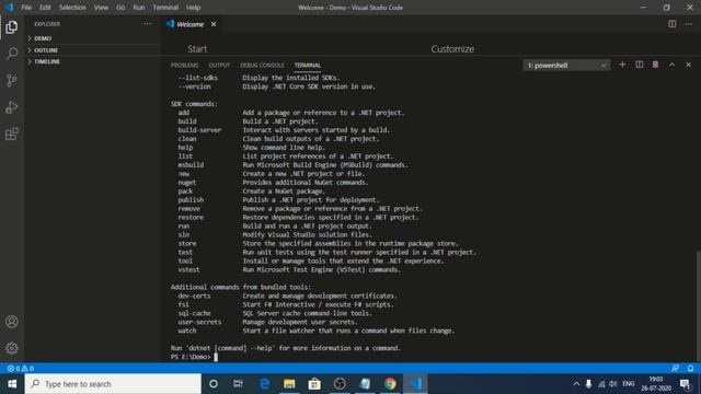 DotNet Core API Setup in VS Code смотреть онлайн